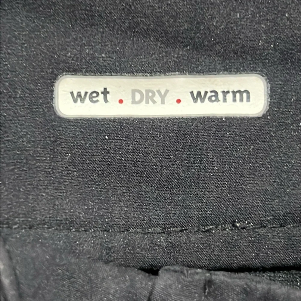 Lululemon Wet Dry Warm Jacket L Multi Pocket Size Zip Black Cycling Rain Running